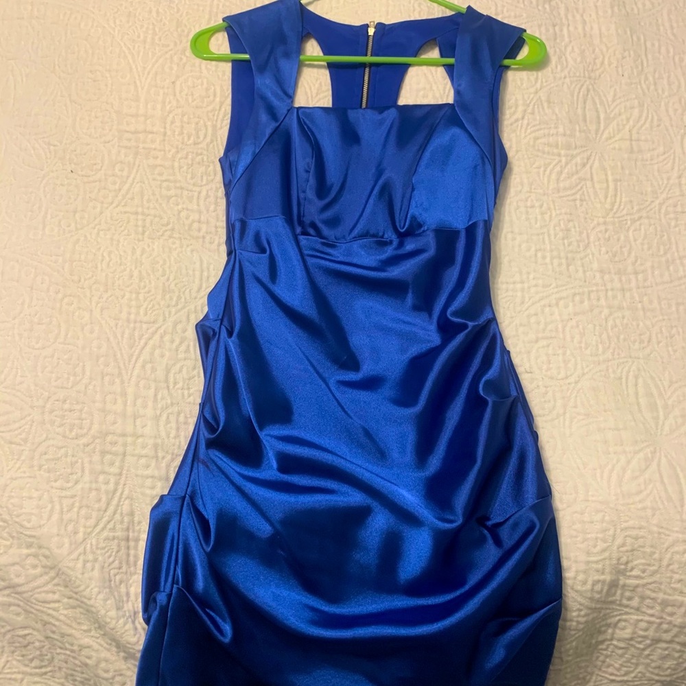 Homecoming/PROM Cut Out Back Mini Dress